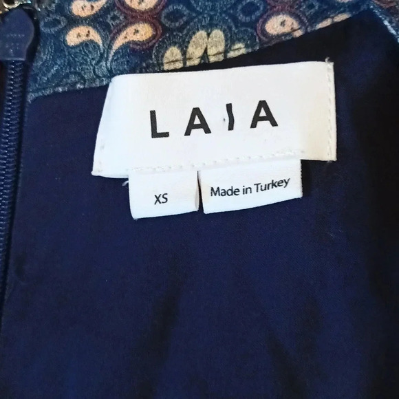 Anthropologie -Laia Norma jump suit wide leg floral v-neck back zipper size XS - Picture 10 of 11